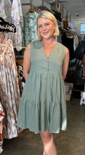 Load image into Gallery viewer, CHARLOTTE KHAKI LINEN DRESS