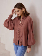 Load image into Gallery viewer, EVIE BLOUSE - DUSTY ROSE - IRIS MAXI