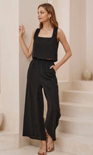 Load image into Gallery viewer, MARNIE TOP &amp; PANTS SET - BLACK