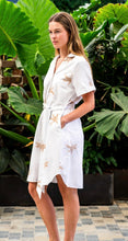 Load image into Gallery viewer, CAMPOS SHIRT DRESS - WHITE PALM