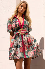 Load image into Gallery viewer, DONATELLA PALMS DRESS