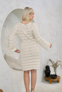 TALIA KNIT DRESS - BEIGE