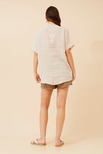 Load image into Gallery viewer, COCO ITALIAN LINEN TOP - NATURAL