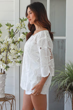 Load image into Gallery viewer, WILLA EMBROIDERED COTTON BLOUSE