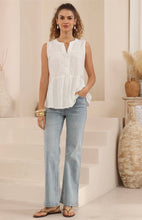 Load image into Gallery viewer, BILLIE WHITE SLEEVELESS TOP
