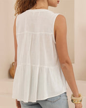 Load image into Gallery viewer, BILLIE WHITE SLEEVELESS TOP