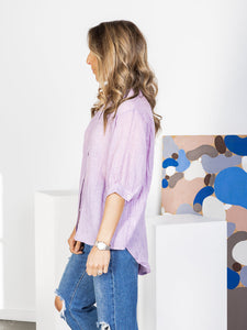 CELINE BLOUSE - LILAC