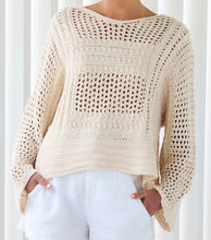Load image into Gallery viewer, CHELSEA CROCHET JUMPER - BEIGE