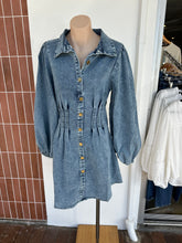 Load image into Gallery viewer, INDIGO DENIM DRESS