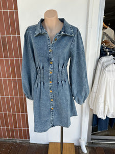 INDIGO DENIM DRESS