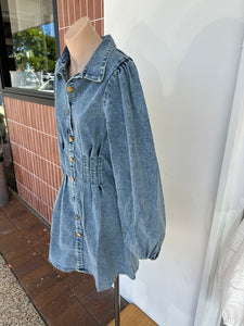 INDIGO DENIM DRESS