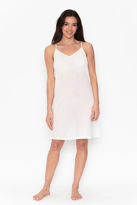 COTTON SLIP - WHITE