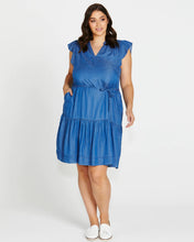 Load image into Gallery viewer, LORNE LYOCELL DRESS - ANTIQUE INDIGO