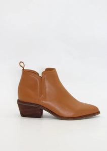 JUNE LEATHER BOOTS - TAN