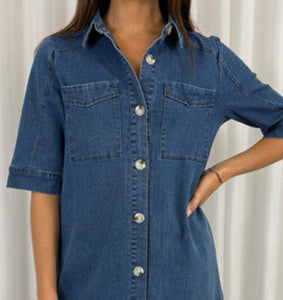 ESTELLE DENIM DRESS