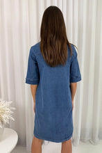 Load image into Gallery viewer, ESTELLE DENIM DRESS