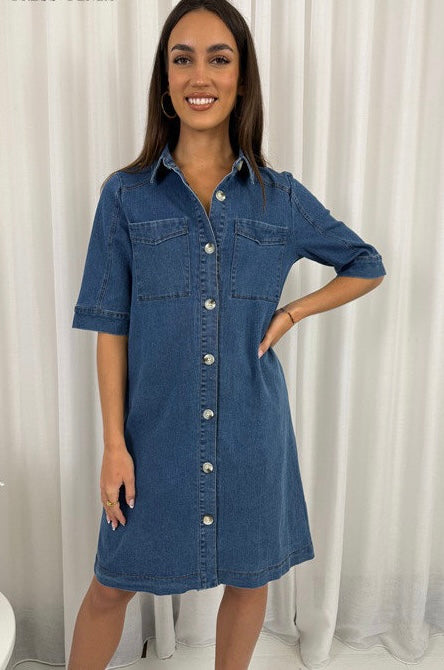 ESTELLE DENIM DRESS