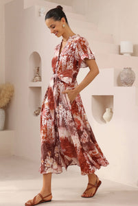 RYLEE MIDI DRESS - IRIS MAXI