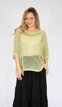 Load image into Gallery viewer, ABBI OPEN WEAVE KNIT JUMPER - AVOCADO