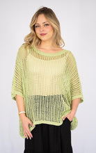 Load image into Gallery viewer, ABBI OPEN WEAVE KNIT JUMPER - AVOCADO
