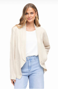 CARTYA LINEN JACKET - NATURAL