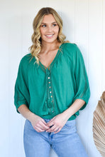 Load image into Gallery viewer, SUNSHINE COAST TOP - EMERALD GREEN