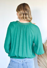 Load image into Gallery viewer, SUNSHINE COAST TOP - EMERALD GREEN