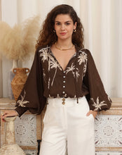 Load image into Gallery viewer, NINA BLOUSE - IRIS MAXI