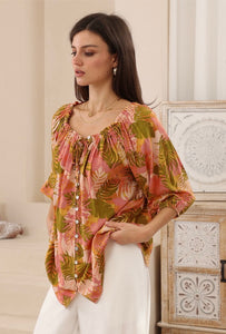FERN BLOUSE - IRIS MAXI