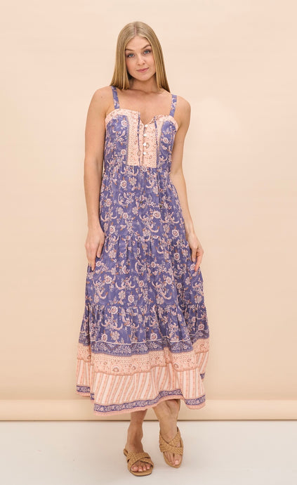 SELINA DRESS - IRIS MAXI