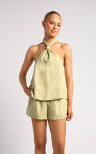 Load image into Gallery viewer, CLEO SHORT &amp; TOP SET - PASTEL KHAKI