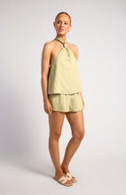 Load image into Gallery viewer, CLEO SHORT &amp; TOP SET - PASTEL KHAKI