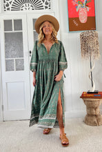 Load image into Gallery viewer, JAASE VIRIDIAN MEADOW MAXI DRESS