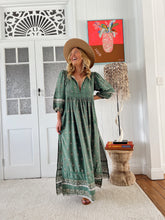 Load image into Gallery viewer, JAASE VIRIDIAN MEADOW MAXI DRESS