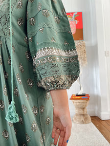 JAASE VIRIDIAN MEADOW MAXI DRESS