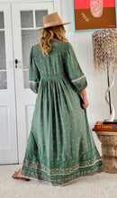 Load image into Gallery viewer, JAASE VIRIDIAN MEADOW MAXI DRESS