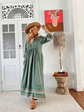 Load image into Gallery viewer, JAASE VIRIDIAN MEADOW MAXI DRESS