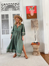 Load image into Gallery viewer, JAASE VIRIDIAN MEADOW MAXI DRESS