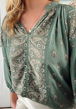 Load image into Gallery viewer, JAASE VIRIDIAN MONTIE BLOUSE
