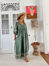 Load image into Gallery viewer, JAASE VIRIDIAN MEADOW MAXI DRESS