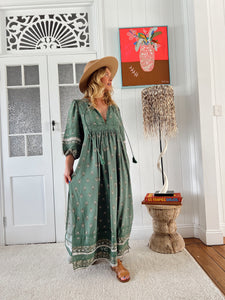 JAASE VIRIDIAN MEADOW MAXI DRESS