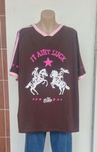 Load image into Gallery viewer, IT AINT LUCK OVERSIZED TEE - BROWN