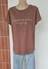 Load image into Gallery viewer, CHAMPAGNE CARTEL GRAPHIC TEE - MOCHA
