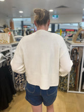 Load image into Gallery viewer, RUMI KNIT CARDIGAN - WHITE