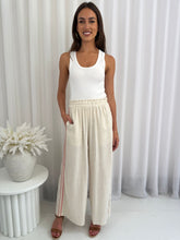 Load image into Gallery viewer, RAVING HEARTS PANTS - WHITE