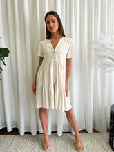 Load image into Gallery viewer, DALIA LINEN DRESS - NATURAL