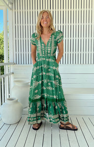 JAASE KIVA CARMEN MAXI DRESS