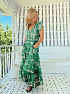 JAASE KIVA CARMEN MAXI DRESS