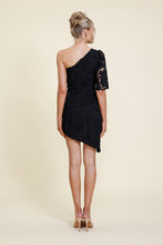 Load image into Gallery viewer, CHELSEA ONE SHOULDER DRESS - HONEY &amp; BEAU - small sizing go up a size