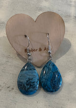 Load image into Gallery viewer, AGATE STONE WATER DROP EARRINGS